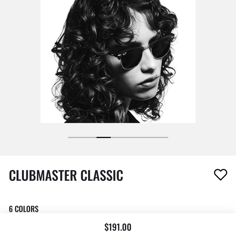Ray-Ban Black Clubmaster Classic Sunglasses - Picture 4 of 10